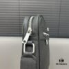 692faaee99f2d84055c8639b Hermès Embossed Shoulder Bag for Men, Leather Crossbody Bag, Casual Business Style, Exquisite Inlay Craftsmanship, Classic and Versatile Design