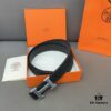 692faaf399f2d84055c863a7 Hermès Men's Classic Leather Belt in Cowhide with High-Quality Alloy Buckle, Two Colors Available