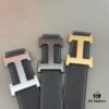692faaf499f2d84055c863aa Hermès Men's Classic Leather Belt in Cowhide with High-Quality Alloy Buckle, Two Colors Available