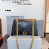692fab2499f2d84055c863f8 Balenciaga Downtown New Hourglass Crocodile Pattern Bag with Gift Box 🎁