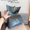 692fab2599f2d84055c863fa Balenciaga Downtown New Hourglass Crocodile Pattern Bag with Gift Box 🎁