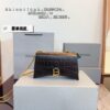 692fab2a99f2d84055c86402 Balenciaga Downtown New Hourglass Crocodile Pattern Bag with Gift Box