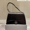692fab3a99f2d84055c8641f Original Quality White Cloud Goods, Full-Grain Leather Balenciaga Autumn New Arrival Crush Bag