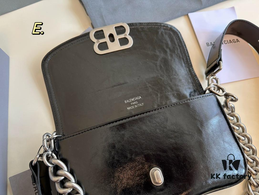 692fab5599f2d84055c86449 Balenciaga Paris BB Soft Chain Bag Crossbody Bag