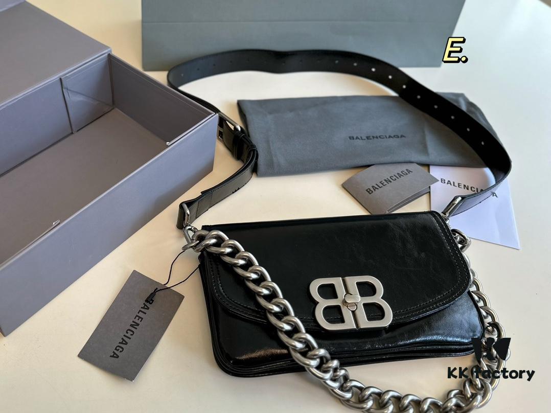 692fab5799f2d84055c8644c Balenciaga Paris BB Soft Chain Bag Crossbody Bag