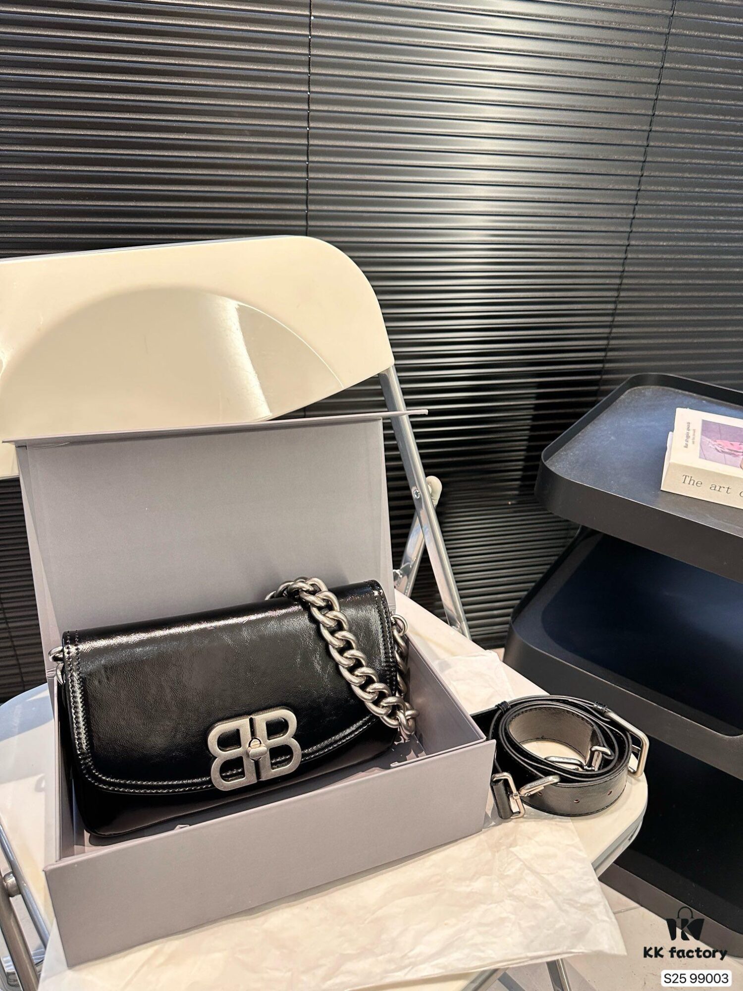 692fab5e99f2d84055c8645b Balenciaga BB Soft Flap Bag with Foldable Box