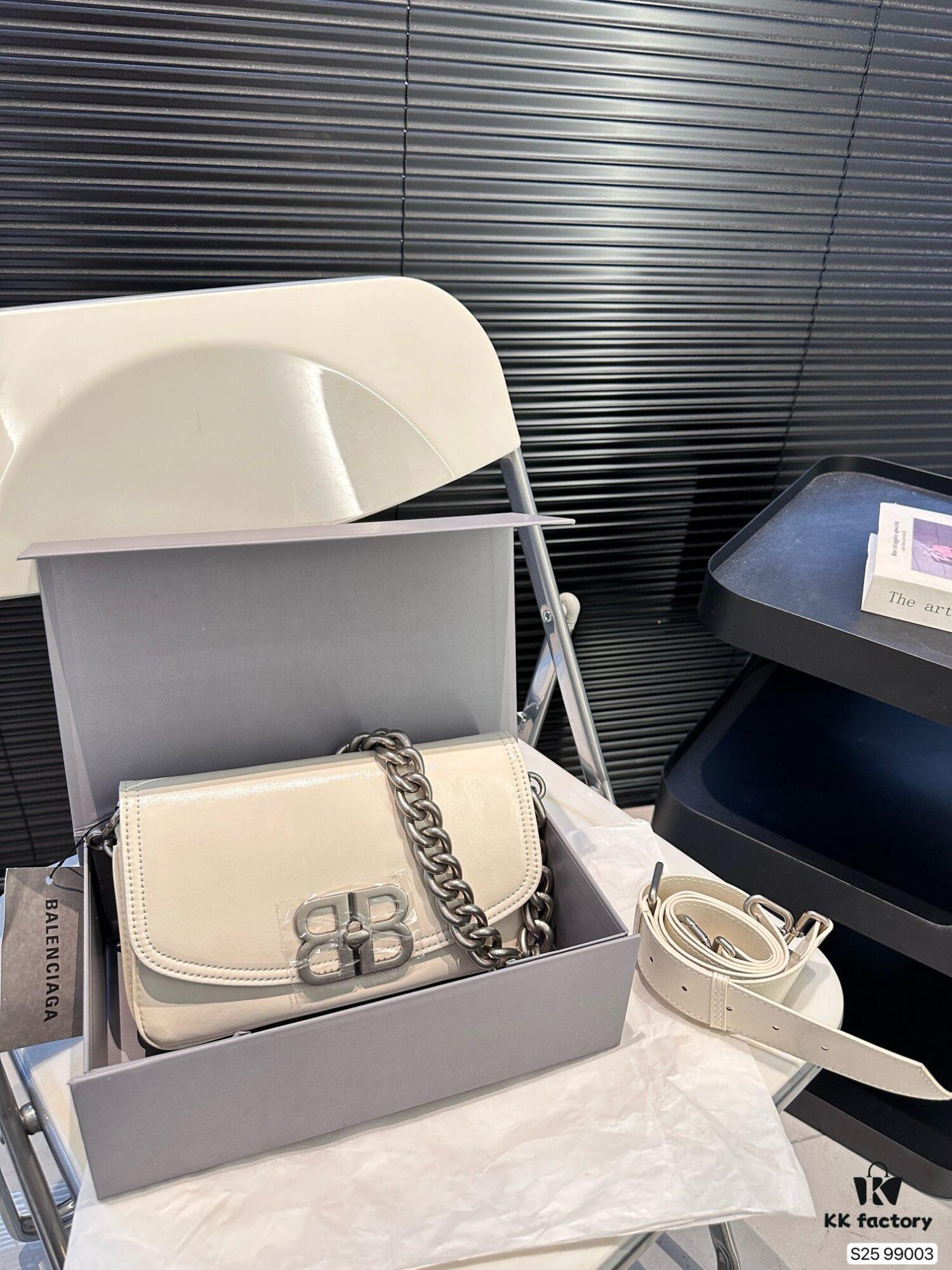 692fab6299f2d84055c86461 Balenciaga BB Soft Flap Bag with Foldable Box