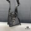 692fab6699f2d84055c86469 Balecntaga Balenciaga Oversized Series Embroidered Zipper Closure Nylon Pouch Mini Backpack Unisex Shoulder Crossbody Bag Classic Recreated Design with Precision Inlay Craftsmanship