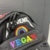 692fab6699f2d84055c8646c Balecntaga Balenciaga Oversized Series Embroidered Zipper Closure Nylon Pouch Mini Backpack Unisex Shoulder Crossbody Bag Classic Recreated Design with Precision Inlay Craftsmanship