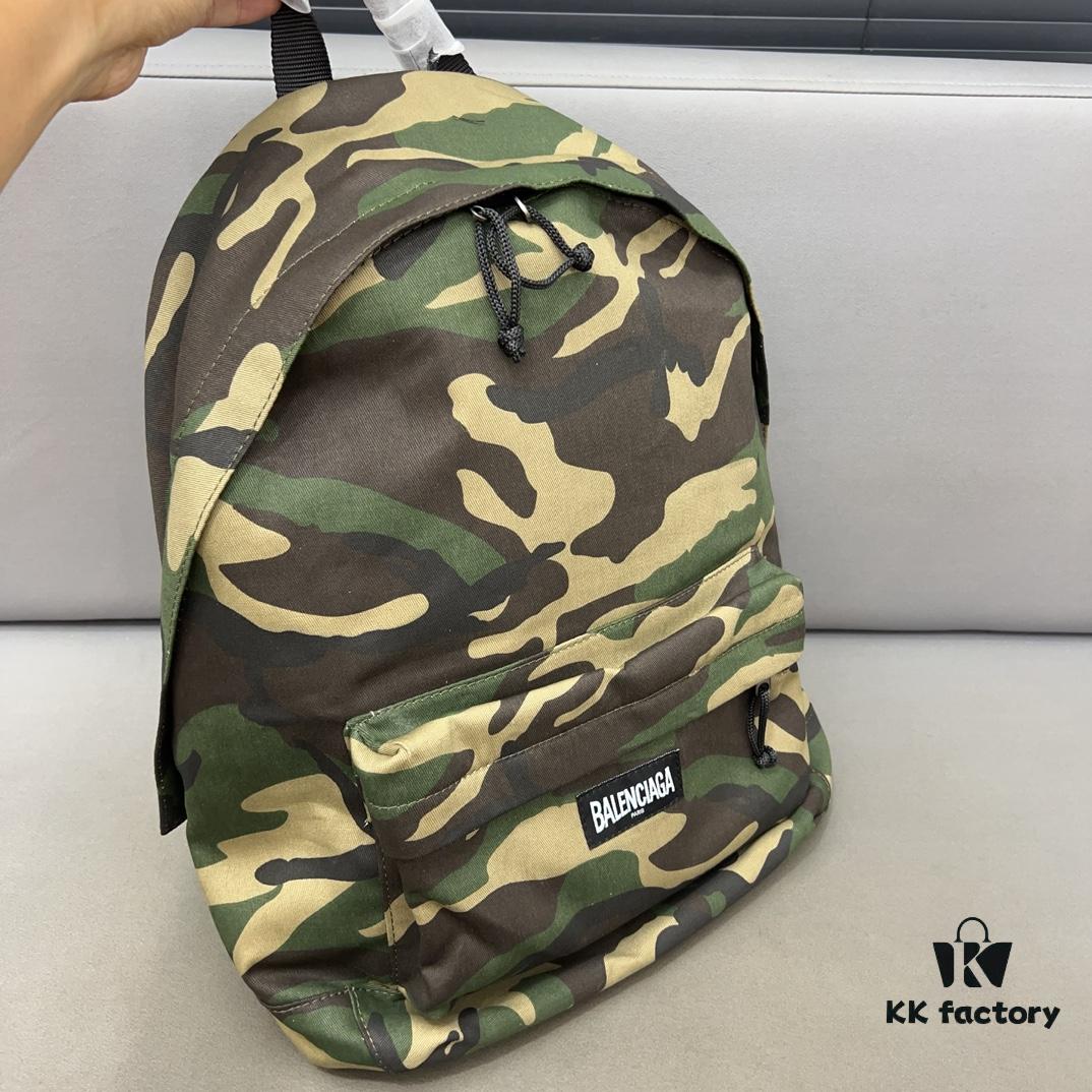 692fab7299f2d84055c86484 Balecntaga Balenciaga Camouflage Backpack Unisex Design Classic Replica with Precision Inlay Work Original Fabric 42 x 33 cm