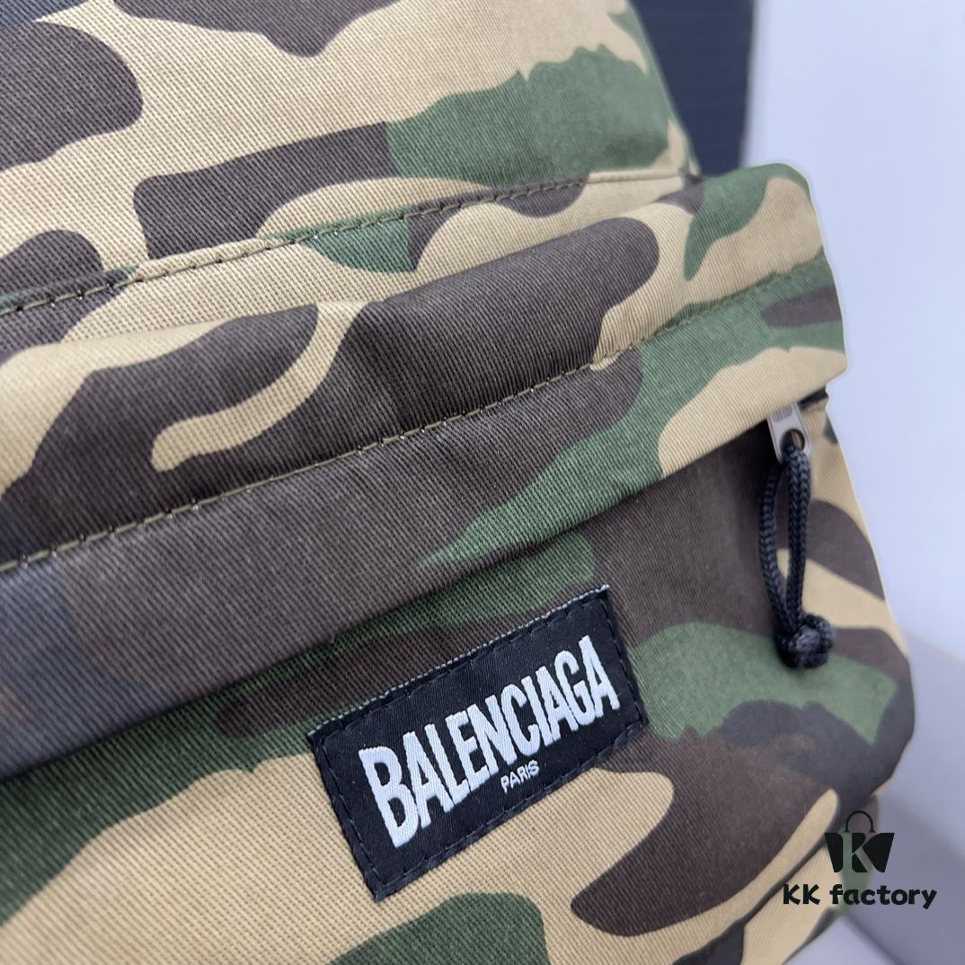 692fab7299f2d84055c86488 Balecntaga Balenciaga Camouflage Backpack Unisex Design Classic Replica with Precision Inlay Work Original Fabric 42 x 33 cm