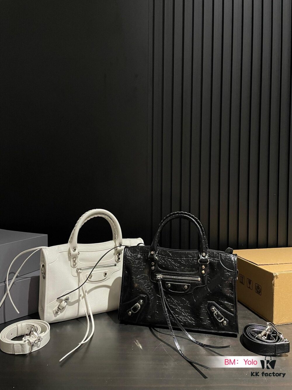 692faba499f2d84055c864d4 Balenciaga Motorcycle Bag with Foldable Gift Box