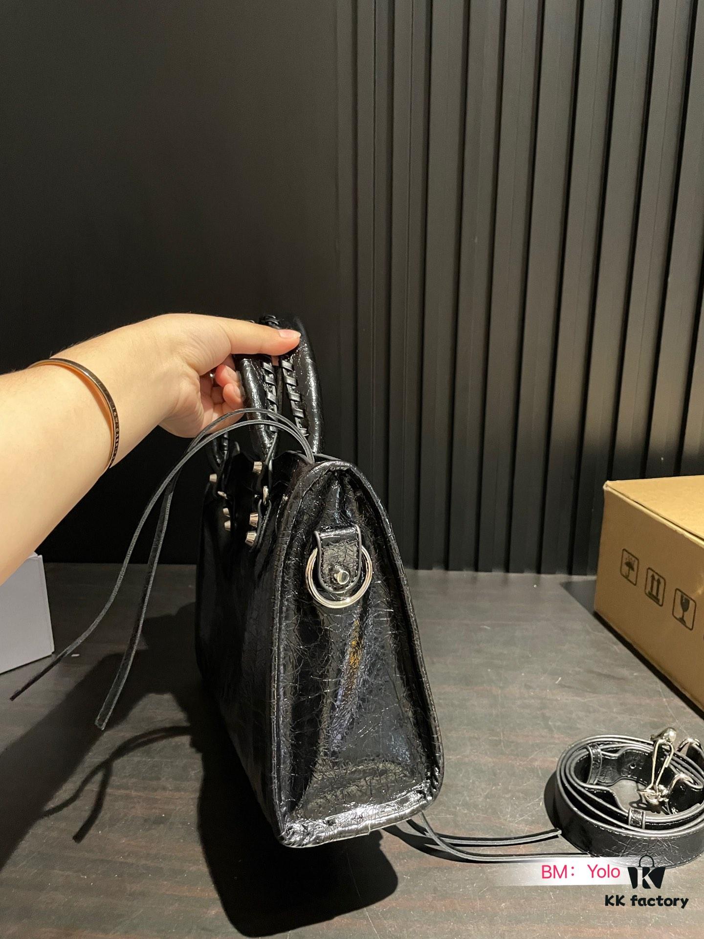 Balenciaga Motorcycle Bag with Foldable Gift Box