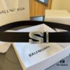 692fabaa99f2d84055c864df Authentic Luxury Gift Box 🎁➕ Handle Bag 🏷 Balenciaga Top Grain Leather Belt for Men and Women, High-End Version, L-Brand Cowhide Leather Belt
