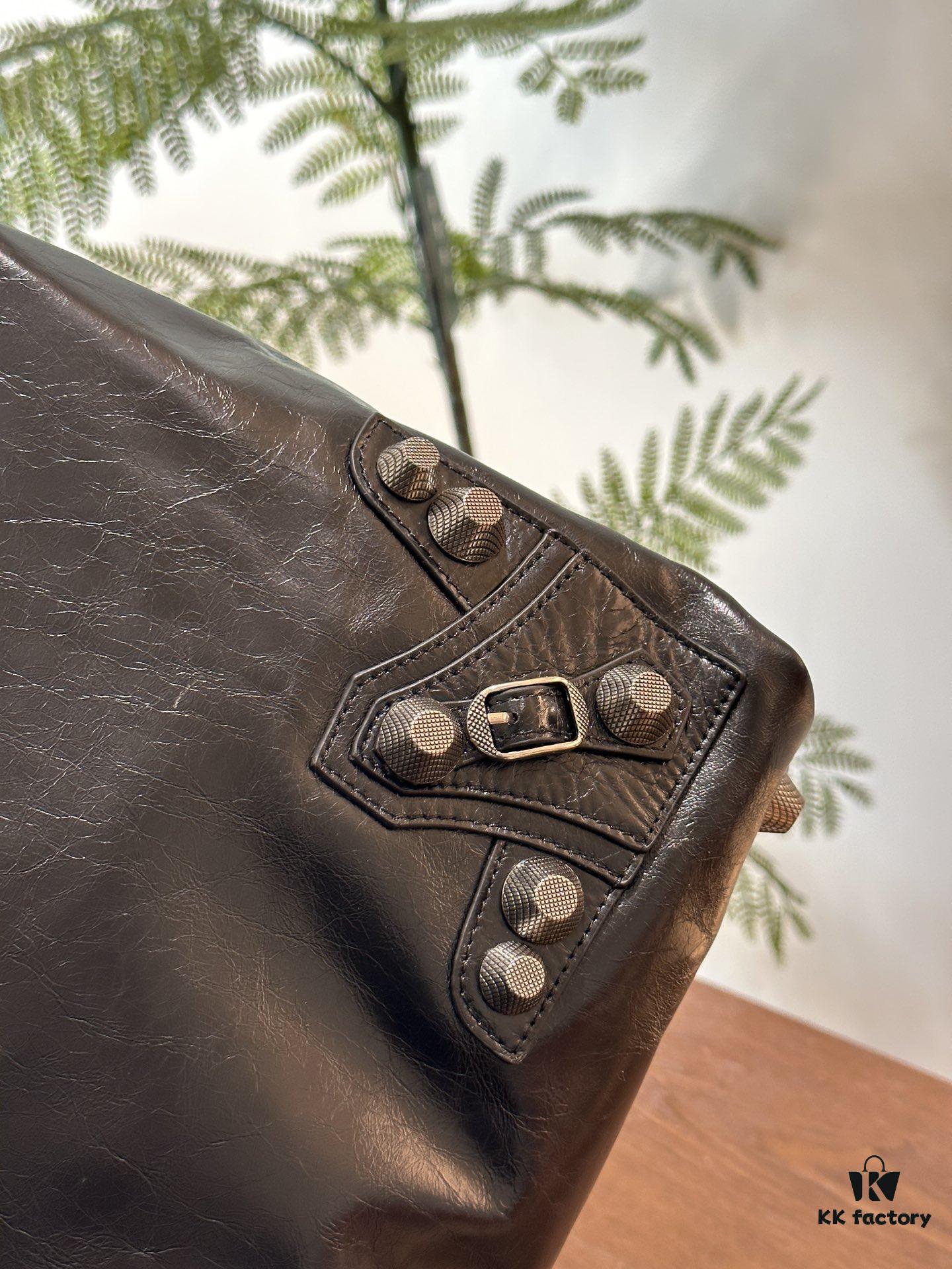692fabe399f2d84055c86528 Balenciaga Spring 2024 Le Cagole Biker Vest 'Trash Bag' Shopping Tote