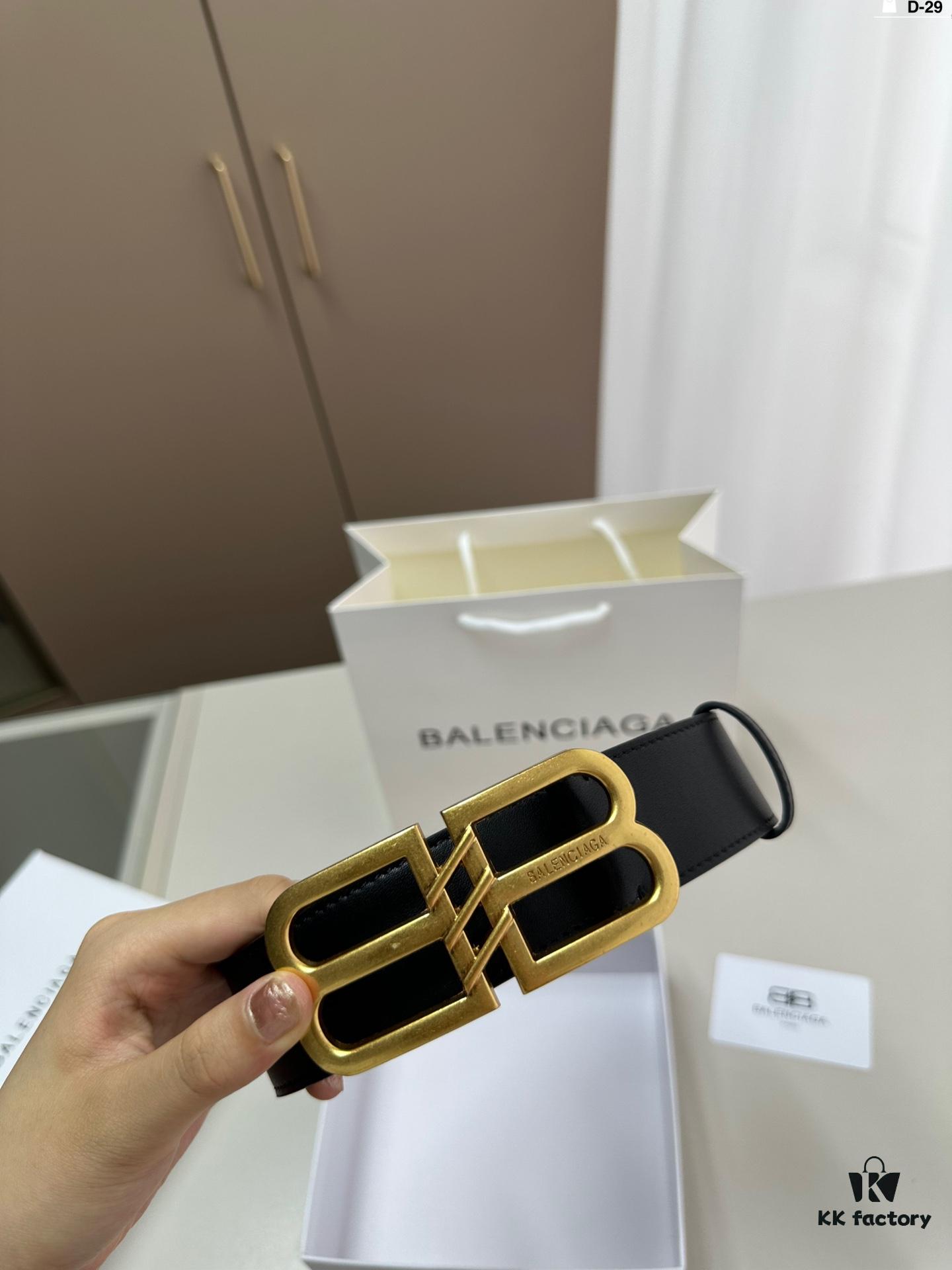 692fabe699f2d84055c8652b Balenciaga Belt Leather Belt Men's Cowhide Belt D-29 Full Package