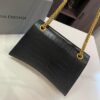 692fabee99f2d84055c86534 Genuine Leather Foldable Gift Box 🎁 Balenciaga Downtown Style New Hourglass Crocodile Pattern
