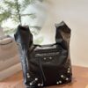 692fac0399f2d84055c8654e Balenciaga Spring 2024 Le Cagole Biker Vest 'Trash Bag' Shopping Tote