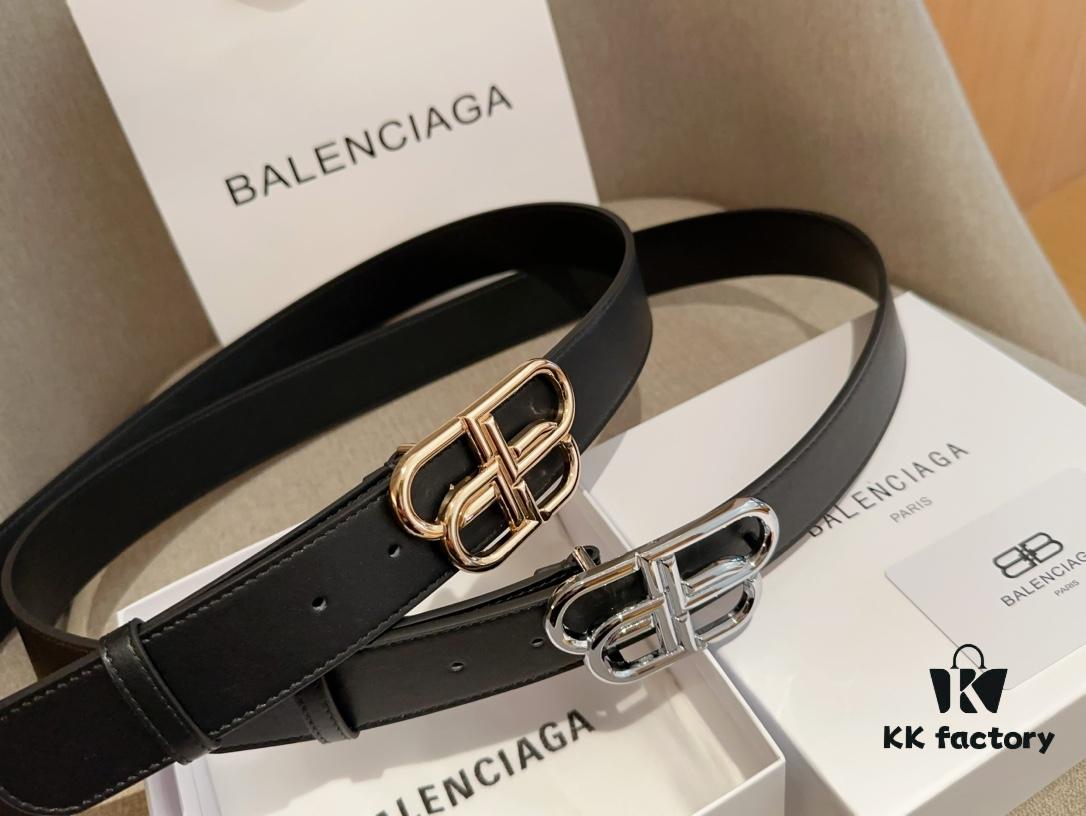 692fac1d99f2d84055c86578 Balenciaga Men's Leather Belt with Full Packaging and Tote Bag