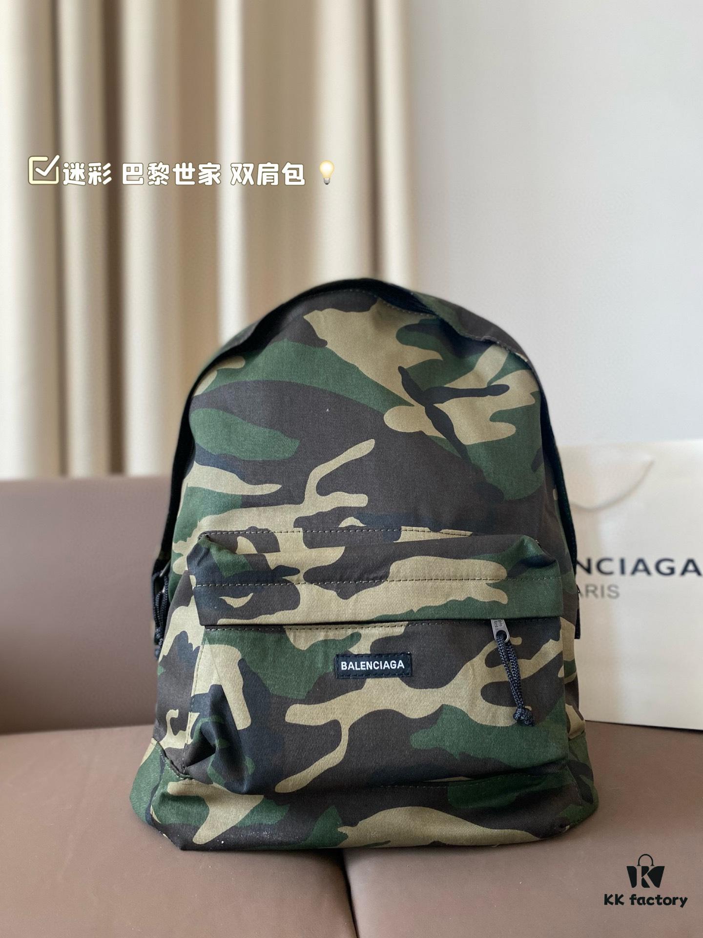 692fac3299f2d84055c86599 Camouflage Balenciaga Backpack 34*44cm, Stylish for Both Men and Women