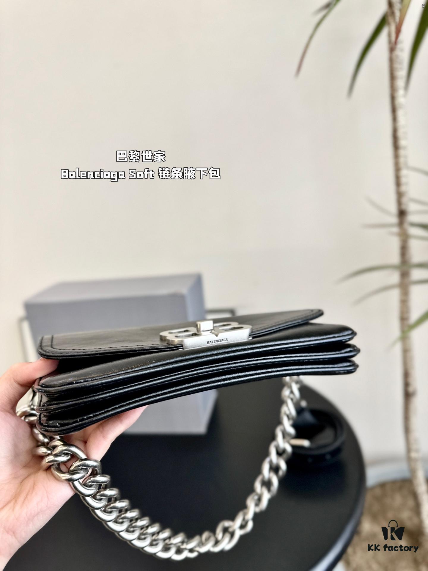 Balenciaga BB Soft Chain Bag Shoulder Bag Foldable Box