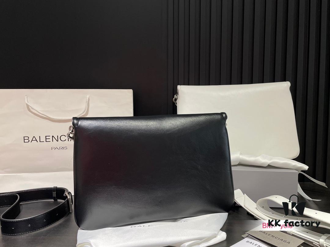 692fac4499f2d84055c865be Small and Large Sizes with Foldable Gift Box Balenciaga BB Soft Flap Bag New Arrival