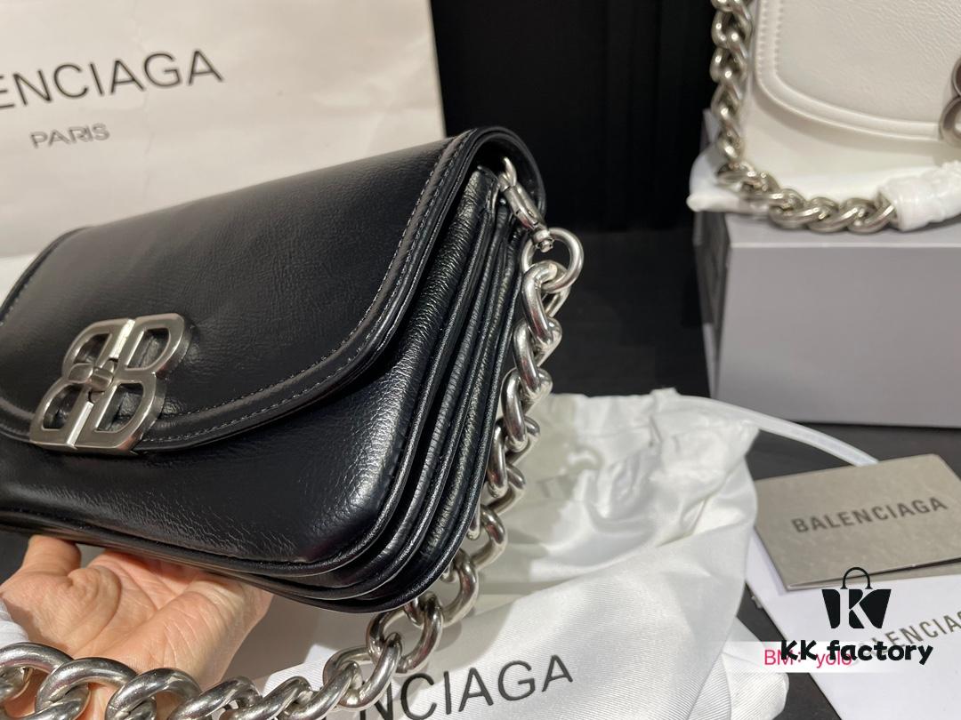 692fac4699f2d84055c865c2 Small and Large Sizes with Foldable Gift Box Balenciaga BB Soft Flap Bag New Arrival