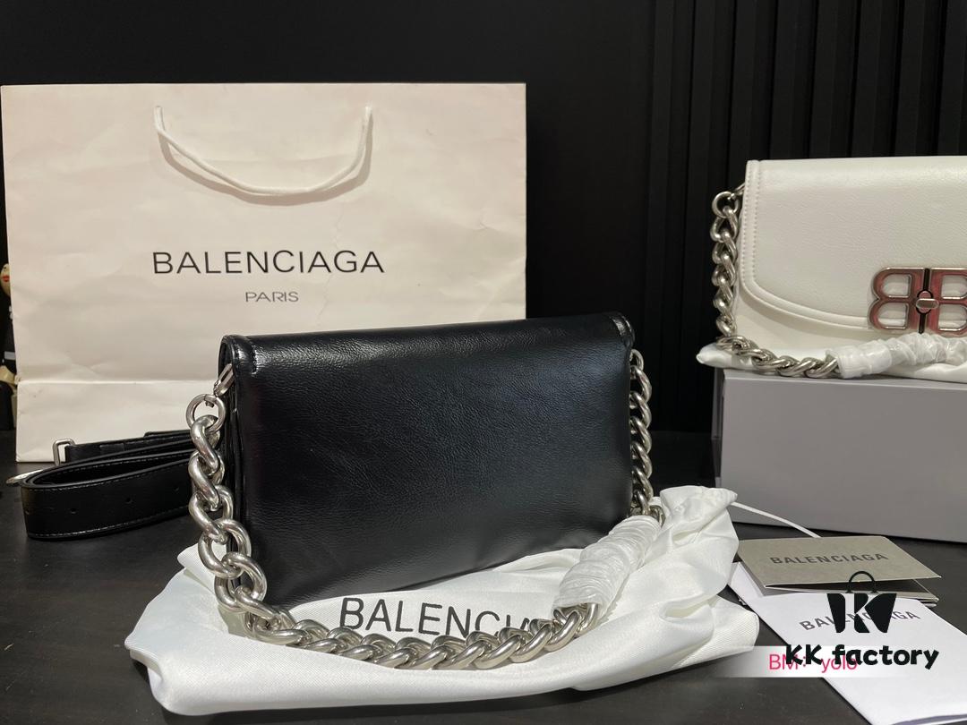 692fac4899f2d84055c865c5 Small and Large Sizes with Foldable Gift Box Balenciaga BB Soft Flap Bag New Arrival
