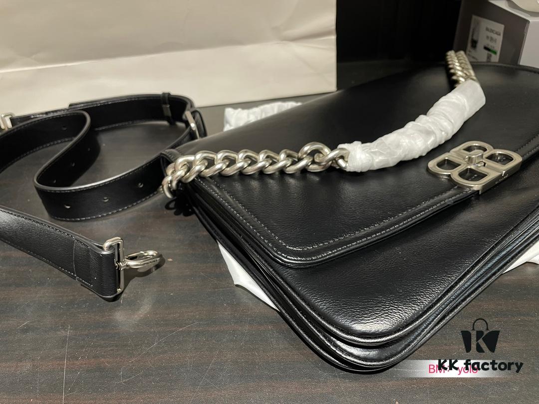 692fac4899f2d84055c865c6 Small and Large Sizes with Foldable Gift Box Balenciaga BB Soft Flap Bag New Arrival
