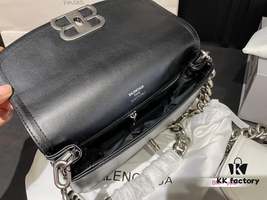 692fac4999f2d84055c865c7 Small and Large Sizes with Foldable Gift Box Balenciaga BB Soft Flap Bag New Arrival