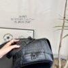 692fac4c99f2d84055c865cb Large and Small (Foldable Box) BALENCIAGA Parisian Downtown Hourglass Bag in Black