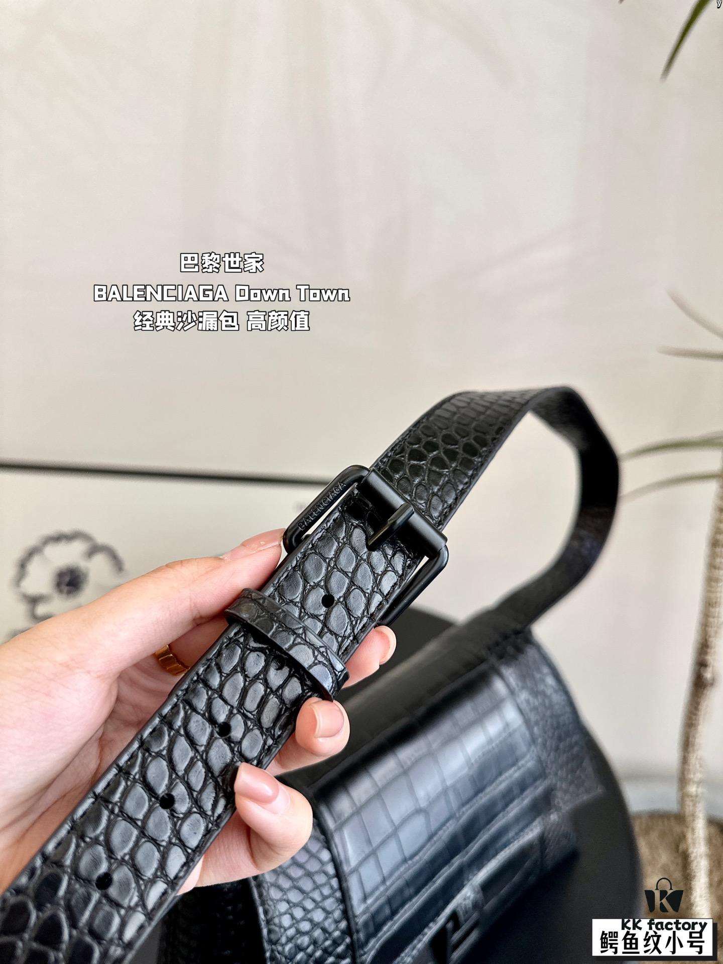 692fac4d99f2d84055c865cc Large and Small (Foldable Box) BALENCIAGA Parisian Downtown Hourglass Bag in Black