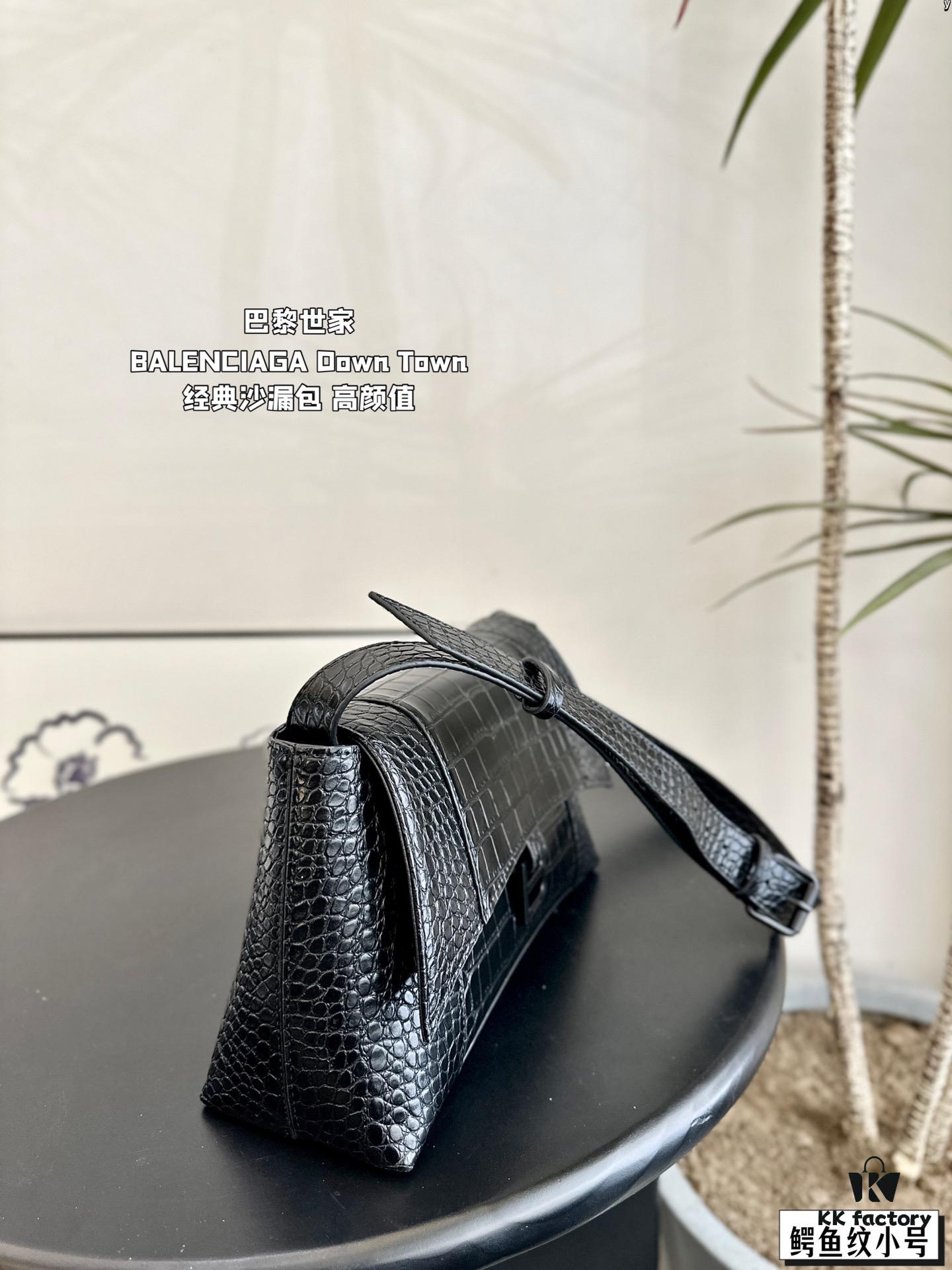 692fac4e99f2d84055c865ce Large and Small (Foldable Box) BALENCIAGA Parisian Downtown Hourglass Bag in Black