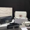 692fac5299f2d84055c865d3 Small and Large Sizes with Foldable Gift Box Balenciaga BB Soft Flap Bag New Arrival