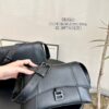 692fac5399f2d84055c865d4 Large and Small (Foldable Box) BALENCIAGA Paris Down Town Hourglass Bag in Black
