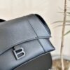 692fac5499f2d84055c865d6 Large and Small (Foldable Box) BALENCIAGA Paris Down Town Hourglass Bag in Black