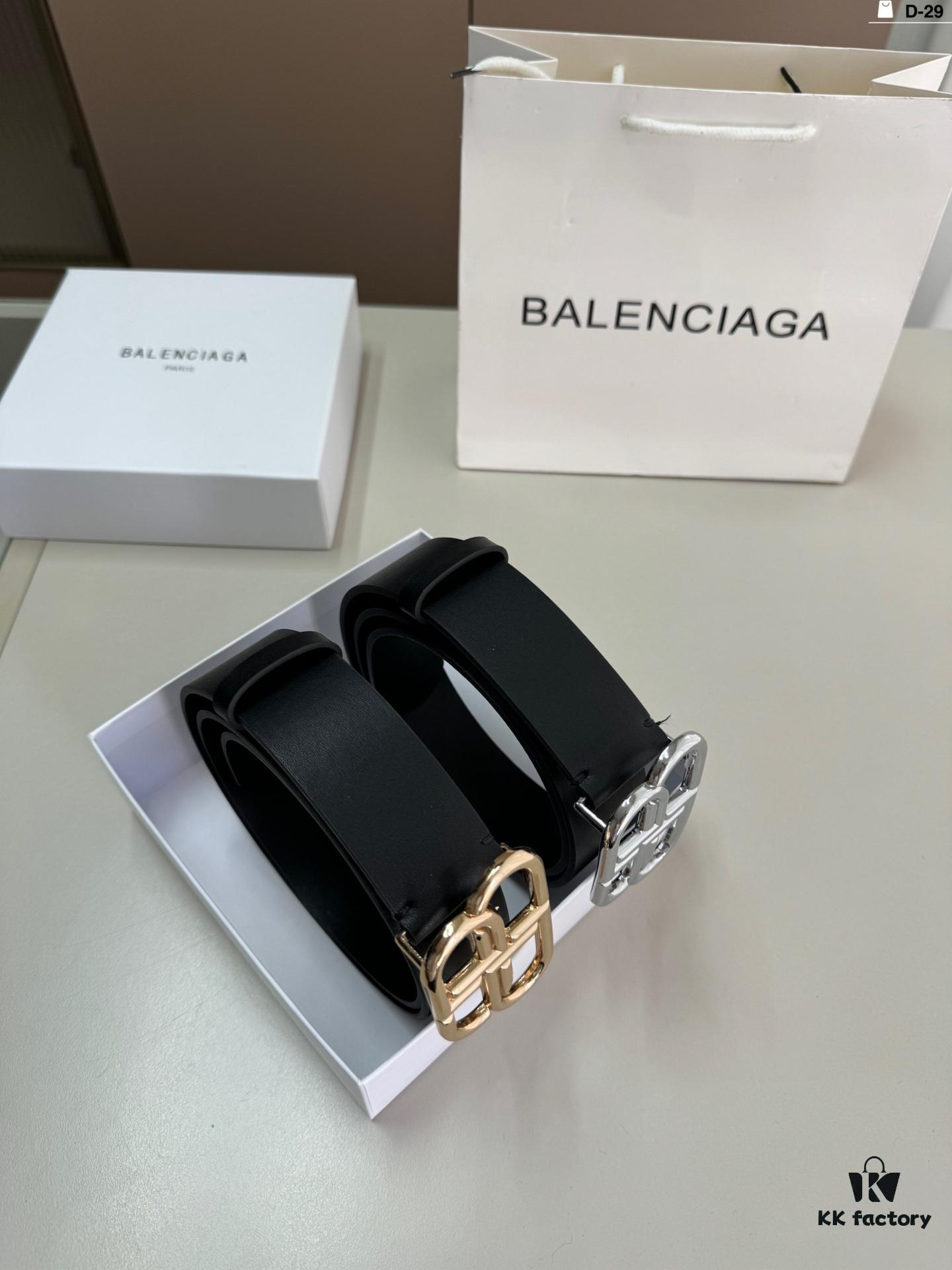 692fac6f99f2d84055c865f4 Balenciaga Belt Leather Belt Men's Cowhide Belt D-29 Full Package