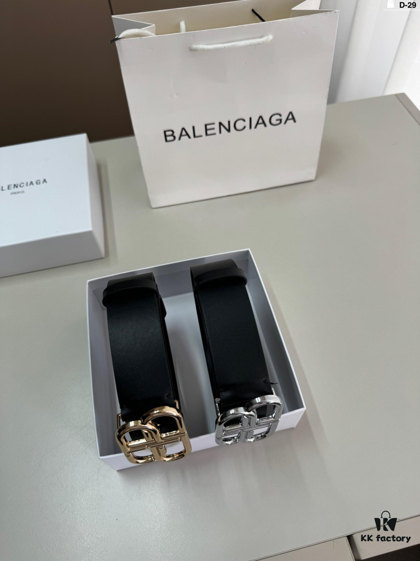 692fac7299f2d84055c865f6 Balenciaga Belt Leather Belt Men's Cowhide Belt D-29 Full Package