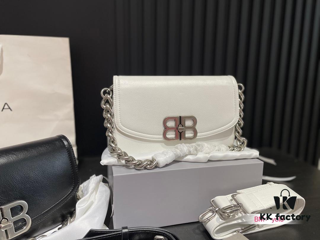 692fac7b99f2d84055c86602 Small and Large Sizes with Foldable Gift Box Balenciaga BB Soft Flap Bag New Arrival