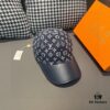 692fac8d99f2d84055c86619 Box and Cloth Bag Included, LV (Louis Vuitton) New Original Order Baseball Cap, Cowhide Leather Patchwork, 1:1 Mold Custom Made, Authentic Denim Fabric, Exquisite Craftsmanship, Premium Quality, Standard Head Circumference 56cm, Adjustable Strap