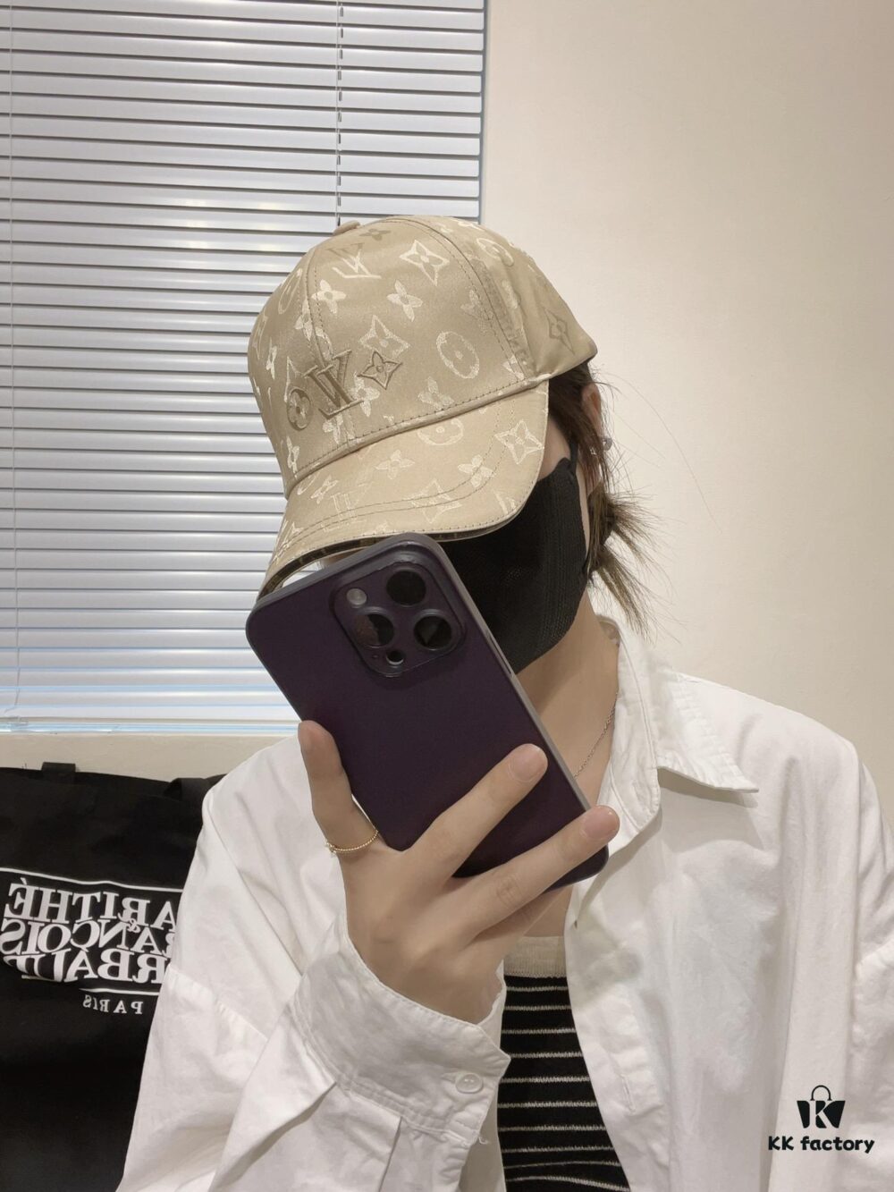 Dust Bag Included [LV] New Arrival Baseball Cap, Synchronized with Official Counter Release, Premium Design Perfectly Matchable