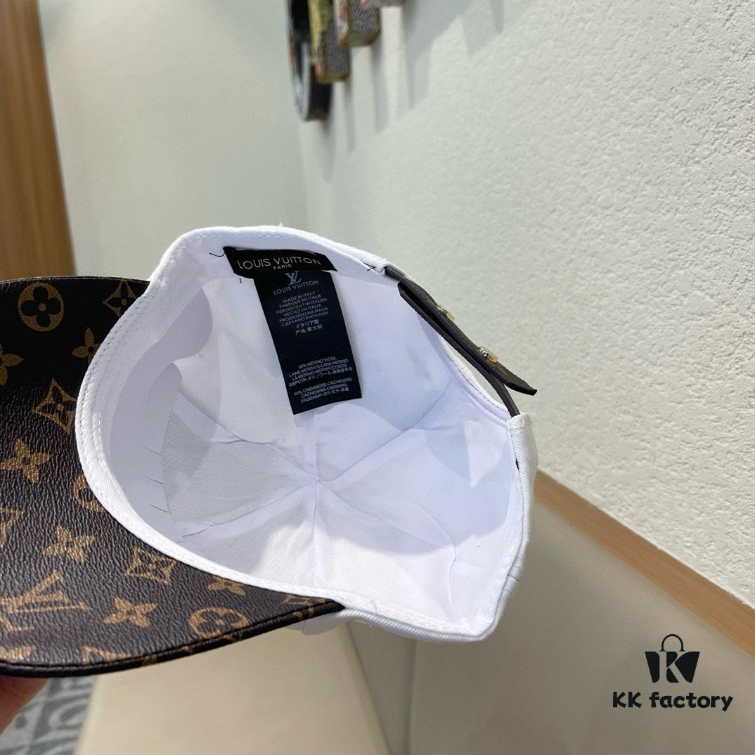 692facb499f2d84055c86665 Louis Vuitton New Arrival Authentic Replica Baseball Cap, Classic Checkered Pattern, 1:1 Mold Customized, Original Department Store Fabric with Top-Grade Leather, Small Checkered Design, Stylish and High Quality, Basic Head Circumference 56cm, Adjustable Patch