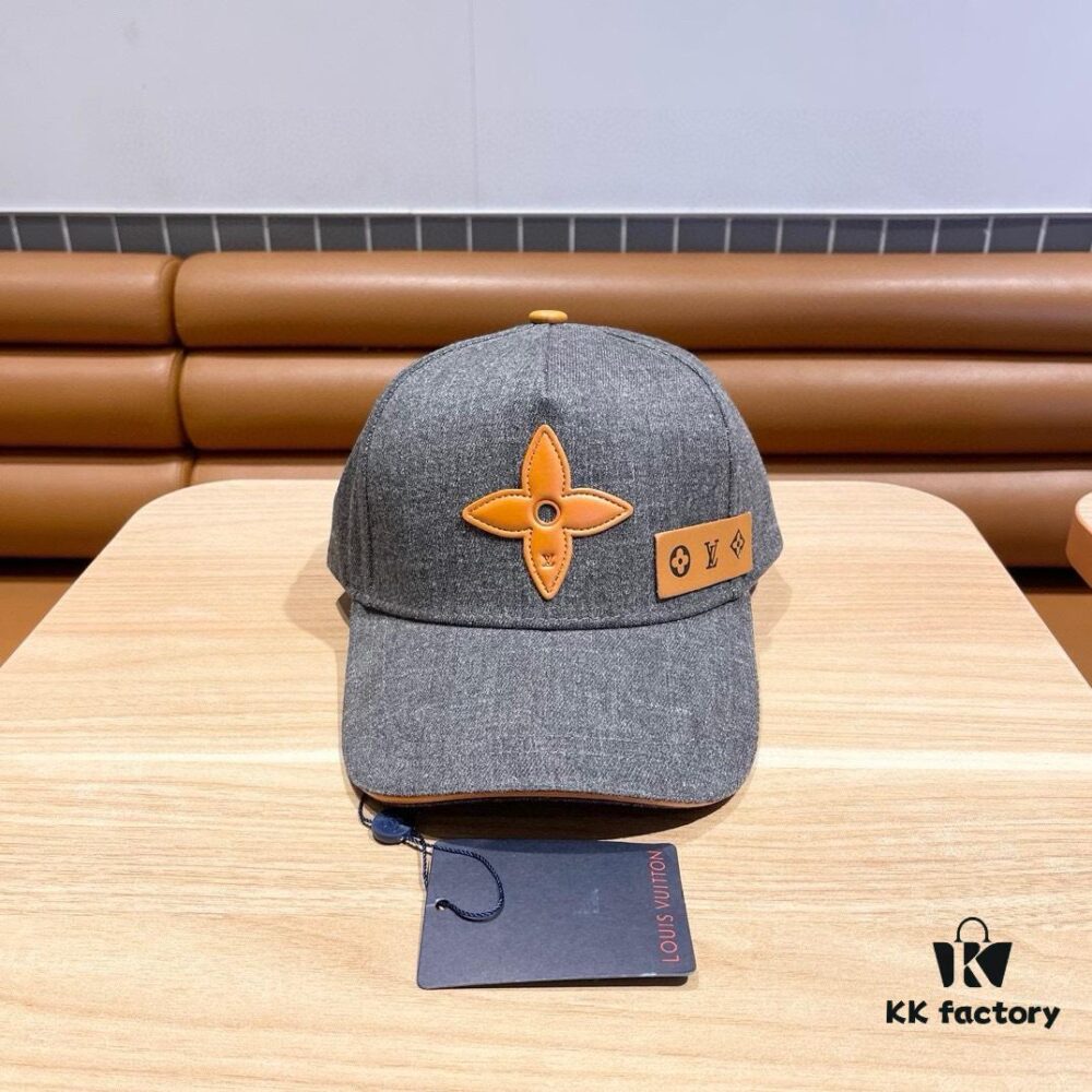 692facc899f2d84055c86689 Louis Vuitton New Denim Baseball Cap with Patchwork Design