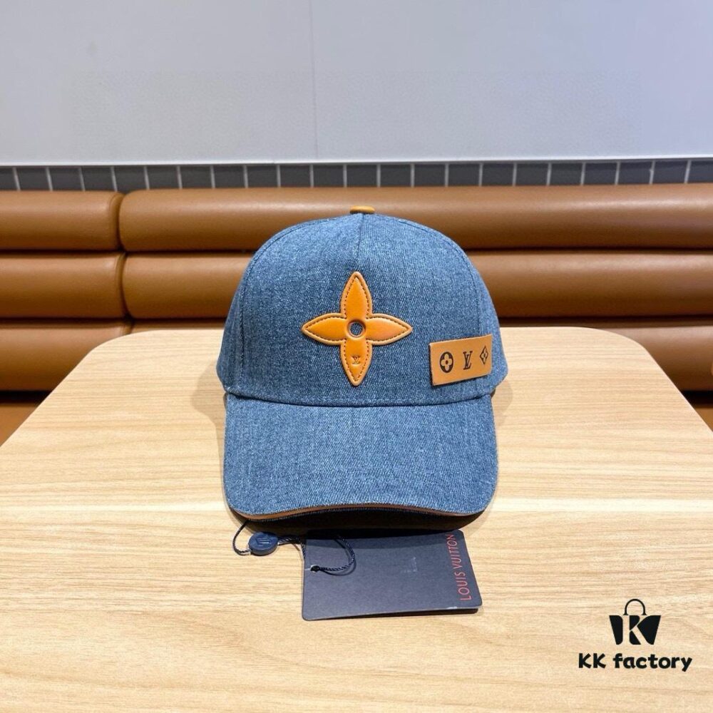 692facc999f2d84055c8668c Louis Vuitton New Patchwork Denim Baseball Cap