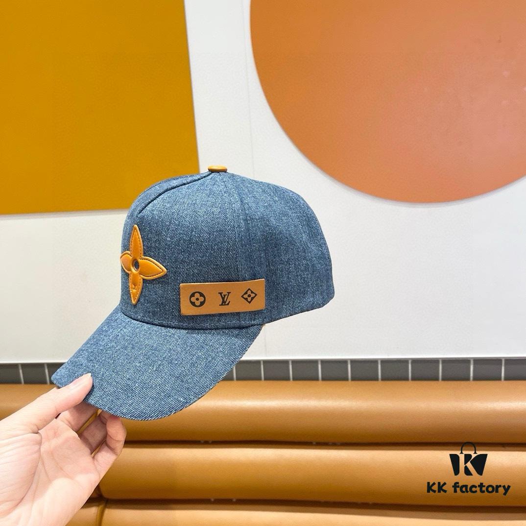692facca99f2d84055c8668e Louis Vuitton New Patchwork Denim Baseball Cap