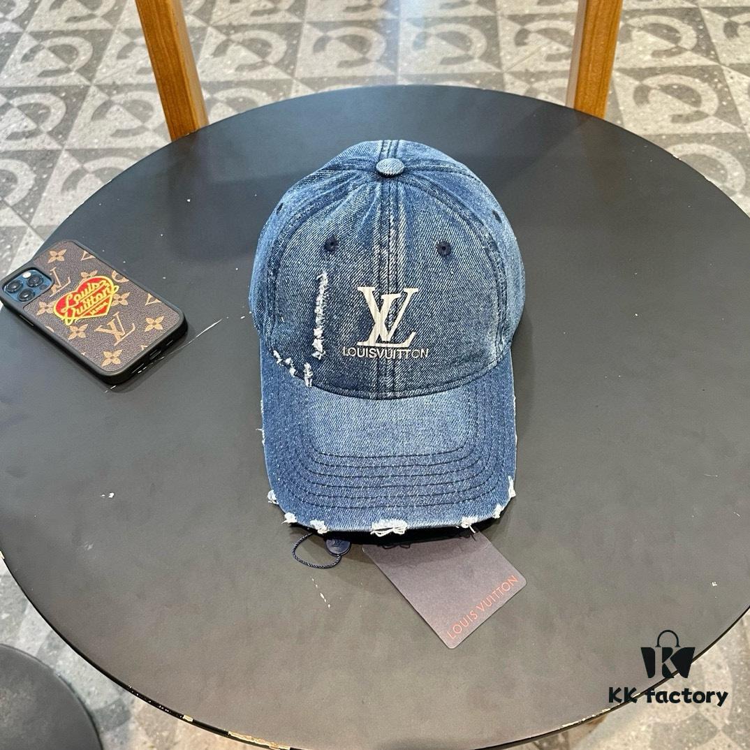 692facd699f2d84055c866a4 Louis Vuitton LV Embroidered Baseball Cap, New Arrival from Official Counter, Unisex Sun Hat, Fisherman Cap, Knit Cap