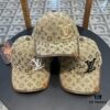 LV (Louis Vuitton) New Original Single Baseball Cap, Monogram Canvas Combined Design, 1:1 Mold Customized, Premium Canvas Fabric with Store-Grade Monogram Leather, Heavy Embroidery, Exquisite Craftsmanship