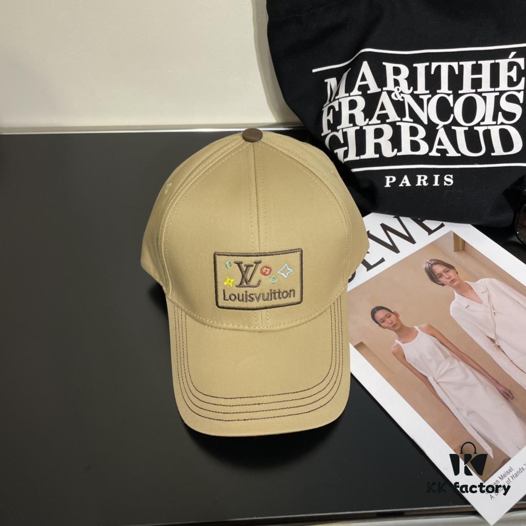 692fad1c99f2d84055c8672f LV Louis Vuitton Original Embroidered Baseball Cap, Store Hot-Selling Style, Cotton Lining, Lightweight and Breathable
