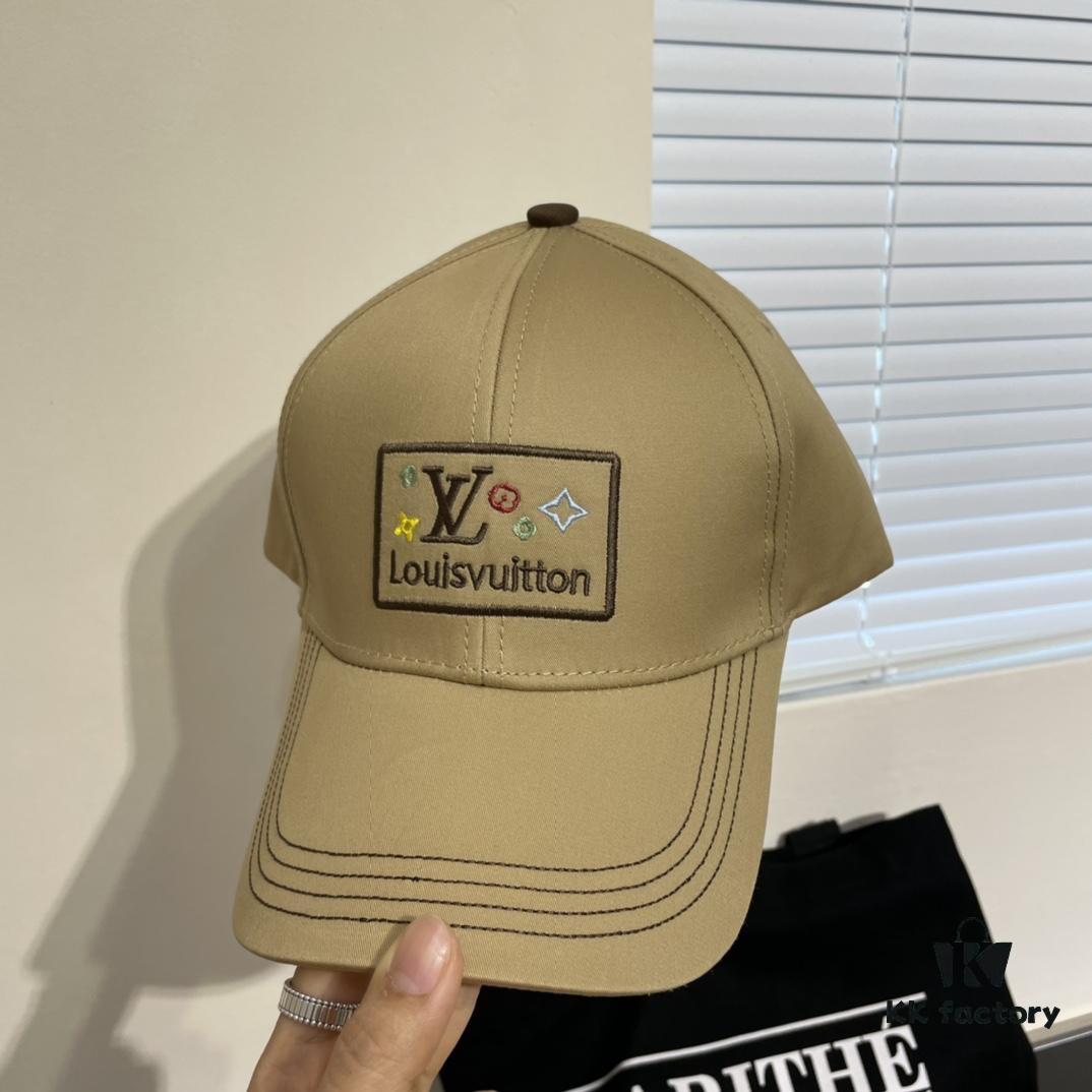 692fad1f99f2d84055c86734 LV Louis Vuitton Original Embroidered Baseball Cap, Store Hot-Selling Style, Cotton Lining, Lightweight and Breathable