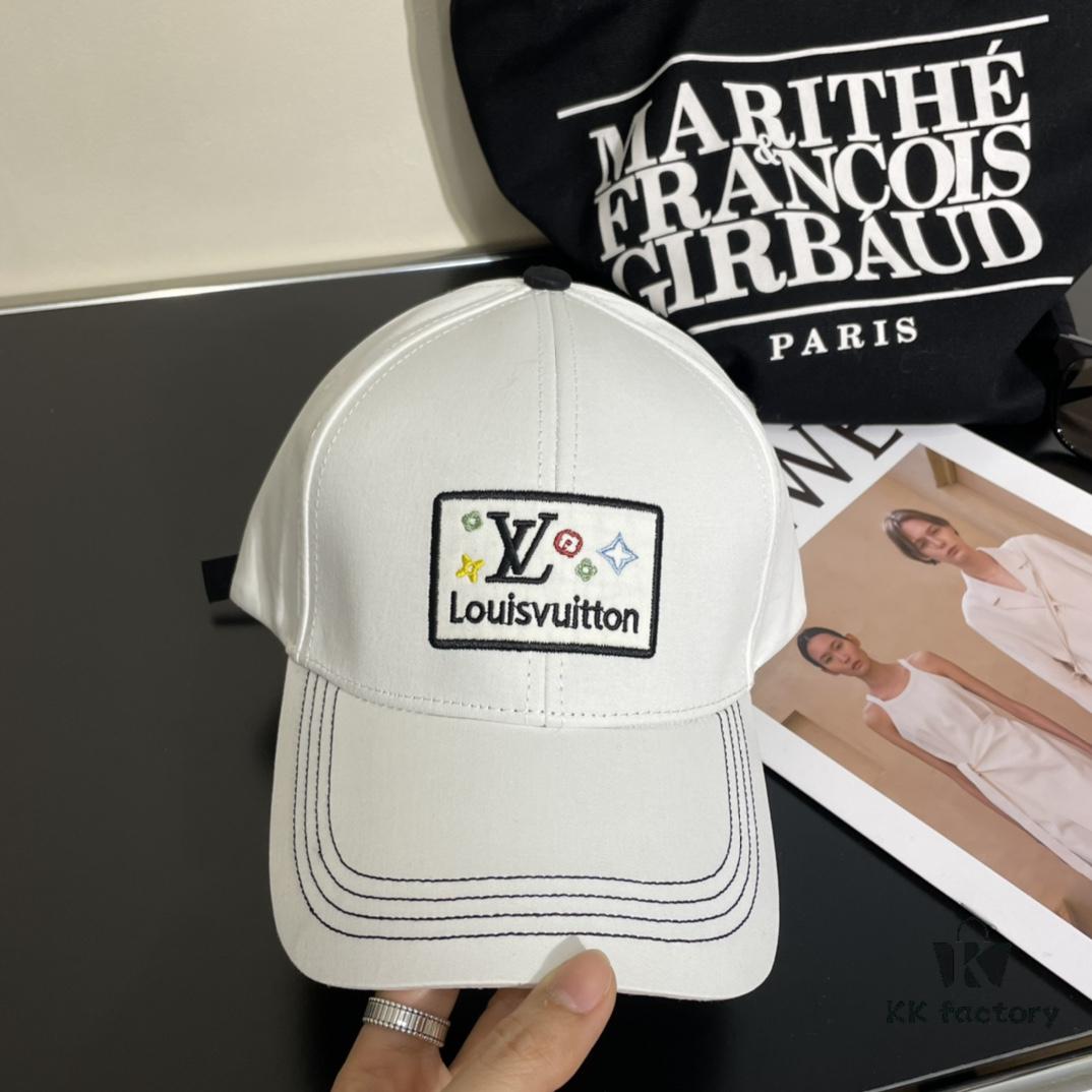 692fad2499f2d84055c8673e LV Louis Vuitton Original Embroidered Baseball Cap, Store Hot-Selling Style, Cotton Lining, Lightweight and Breathable